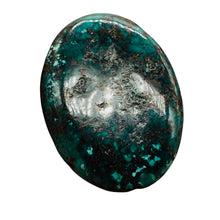 Load image into Gallery viewer, Turquoise Natural Focal 24g Nugget Bead | 42x32x12mm | Blue, Black | 1 Bead |