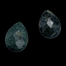 Load image into Gallery viewer, 2 Kambaba Jasper Faceted Briolette Beads 7304