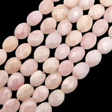 Load image into Gallery viewer, Pink Natural, Untreated Peruvian Opal Faceted Coin 10x7x3mm Strand