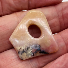 Load image into Gallery viewer, Designer Pink Peruvian Opal Pendant Bead | 30cts | 29X27X5mm | 1 Bead |