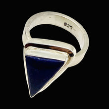 Load image into Gallery viewer, Gemstone Triangle Sugilite Sterling Silver Ring | Size7.5 | Purple | 1 Ring |