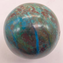 Load image into Gallery viewer, Chrysocolla Display Sphere | 2" | Green Blue Tan | 232g | 1 Collector's Item |