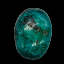Load image into Gallery viewer, Turquoise 17g Natural Focal Nugget Pendant Bead | 22x21x15| Blue, Black| 1 Bead|