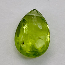 Load image into Gallery viewer, Faceted Peridot Briolette Bead | Green | 11x7x4mm | 2.9 ct |