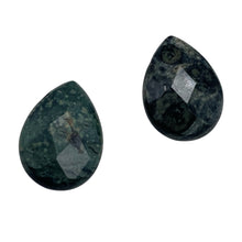 Load image into Gallery viewer, 2 Kambaba Jasper Faceted Briolette Beads 7304