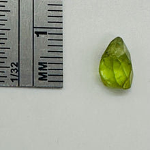 Load image into Gallery viewer, Peridot Faceted Briolette Bead | 1.8 cts | 9x6x5mm | Green | 1 bead |