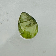 Load image into Gallery viewer, Peridot Faceted Briolette Bead | 1.1 cts | 7x5x3mm | Green | 1 bead |