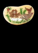 Load image into Gallery viewer, Enchanting Hand Carved Mermaid Centerpiece Bead 9142
