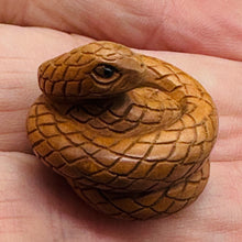 Load image into Gallery viewer, Year of the Snake 2025 Signed Netsuke Bead