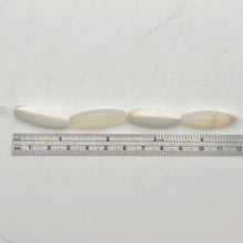 Load image into Gallery viewer, Pristine White Dendritic 28x10x10mm Opal Triangle cut Bead Strand