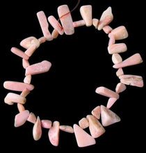 Load image into Gallery viewer, 419cts Pink Peruvian Opal Briolette Bead Strand 110460A