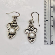Load image into Gallery viewer, Fresh Water Pearl Sterling Silver Earrings | 1 1/2" Long | White | 1 Pair |