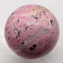 Load image into Gallery viewer, Rhodonite 426g Sphere | 2 1/2" | Pink Black | 1 Collector's Item |
