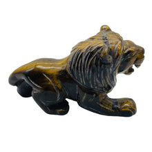 Load image into Gallery viewer, Hand-Carved Resting Lion | 57x27x21mm | Golden Brown | 1 Figurine |