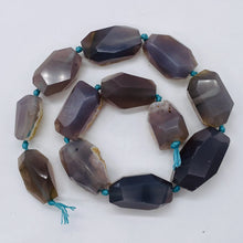 Load image into Gallery viewer, Chrysocolla Agate Faceted Free Form | 29x18x15 to 35x19x12mm | Lavender Clear |
