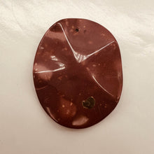 Load image into Gallery viewer, Marscape! Mookaite Large Oval Pendant Bead | 50x40x6mm |