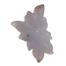 Load image into Gallery viewer, Chalcedony 19ct Hand Carved Flower Bead | 30x28x5mm | Blue | 1 Pendant Bead |
