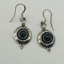 Load image into Gallery viewer, Fabulous! Red Garnet W/ Solid 925 Sterling Silver Drop/Dangle Earrings! 4696