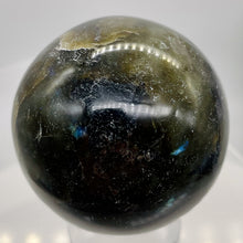 Load image into Gallery viewer, Labradorite 186g Round Collector's Sphere | 1 9/10" |Green Gray Flash| 1 Sphere|