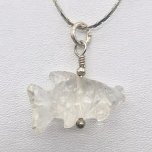 Load image into Gallery viewer, Swimmin'! Quartz Fish Koi Silver Pendant 509265QZS