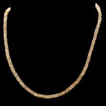 Load image into Gallery viewer, Natural Imperial Topaz Faceted 3mm Roundel Bead 11 inch strand