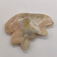 Load image into Gallery viewer, Pink Peruvian Opal Carved 46cts Flower Pendant Bead | 40x42x5mm | Pink |