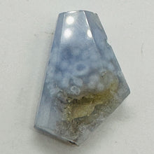 Load image into Gallery viewer, Chalcedony Druzy 20ct Designer Cut Pendant Bead | 26x16x8mm | Blue | 1 Bead |