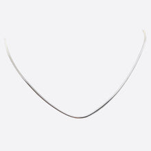 Load image into Gallery viewer, Italian Sterling Silver 1mm Snake Chain 18" Necklace | 4 grams |