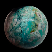 Load image into Gallery viewer, Azurite Display Sphere | 1 7/8" | Green White | 171g | 1 Collector's Item |