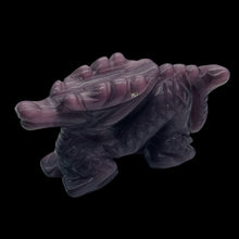 Load image into Gallery viewer, Crouching Dragon Opalized Glass Dragon Figurine