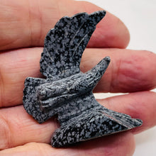 Load image into Gallery viewer, Soaring Hand-Carved Eagle Figurine | 1 1/4" Tall | Gray | 1 Figurine |
