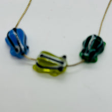 Load image into Gallery viewer, Frog Lampwork Glass Jumping Frog Beads | 17x12x9mm | Multi-Color | 4 Beads |