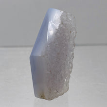 Load image into Gallery viewer, Chalcedony Druzy 42ct Designer Cut Pendant Bead| 31x18x9mm| Blue| 1 Pendant Bead