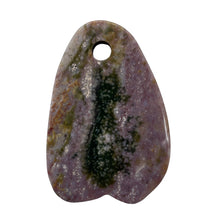 Load image into Gallery viewer, Fancy Jasper Flat Teardrop Pendant Bead | 60x40x7mm | Mauve Green | 1 Bead |