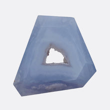 Load image into Gallery viewer, Druzy Blue Chalcedony Designer Pendant Bead | 35cts | 24x22x9mm | 1 Bead |