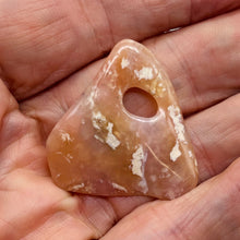 Load image into Gallery viewer, Designer Pink Peruvian Opal Pendant Bead | 47cts! | 33x30x5mm |