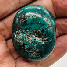 Load image into Gallery viewer, Turquoise Natural Focal 53g Nugget Bead | 44x35x27mm | Blue, Black | 1 Bead |