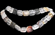 Load image into Gallery viewer, Spectacular Opal in Quartz Square Bead Strand 109340