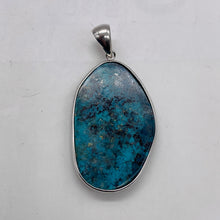 Load image into Gallery viewer, Chrysocolla Sterling Silver Oval Pendant | 4 1/4" Long | Blue, Green | 1 Pendant