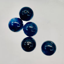 Load image into Gallery viewer, Kyanite AAA Round Beads | 10 to 11mm | Flashing Blue | 5 Beads |