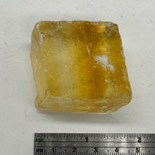 Load image into Gallery viewer, Optical Calcite Iceland Spar 72g Rectangular Specimen| 34x23mm | Clear, Orange |