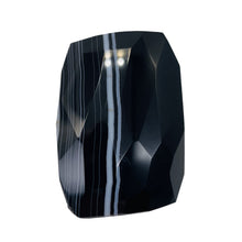 Load image into Gallery viewer, Onyx Flat Faceted Rectangular Pendant Bead | 50x48x14mm | Black White | 1 Bead |