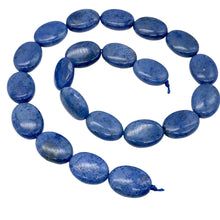 Load image into Gallery viewer, Dumortierite Oval Stone | 18x13x6 | Blue | 21 Bead(s) |
