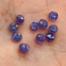 Load image into Gallery viewer, Tanzanite (approx 3.5cts) Rondelle Bead Parcel | 5x3mm | Blue | 5 Beads |