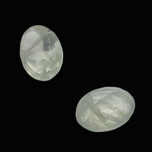 Load image into Gallery viewer, Prehnite Faceted Oval Cabochons | 8x7x4mm | Pale Green | 2 Cabs |