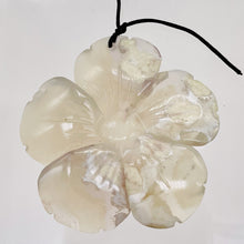 Load image into Gallery viewer, Quartz Pendant Flower | 55x8mm | Lavender White | 1 Bead |