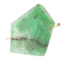 Load image into Gallery viewer, 110cts Faceted Chrysoprase Nugget Bead Immense 10134E