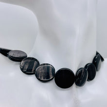 Load image into Gallery viewer, Shimmer Sexy Hypersthene 20mm Coin Bead Strand for Jewelry Making 108988