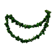 Load image into Gallery viewer, Diopside Strand Chip Bead 32" Strand | 11x8x5 to 7x5x4mm | Green | 200 Beads |