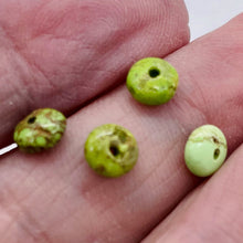 Load image into Gallery viewer, Gaspeite High Grade 5mm Rondelle Beads | 5mm | Green Brown | 4 Beads |